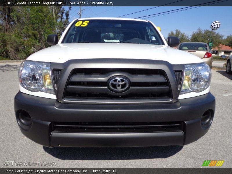 Super White / Graphite Gray 2005 Toyota Tacoma Regular Cab