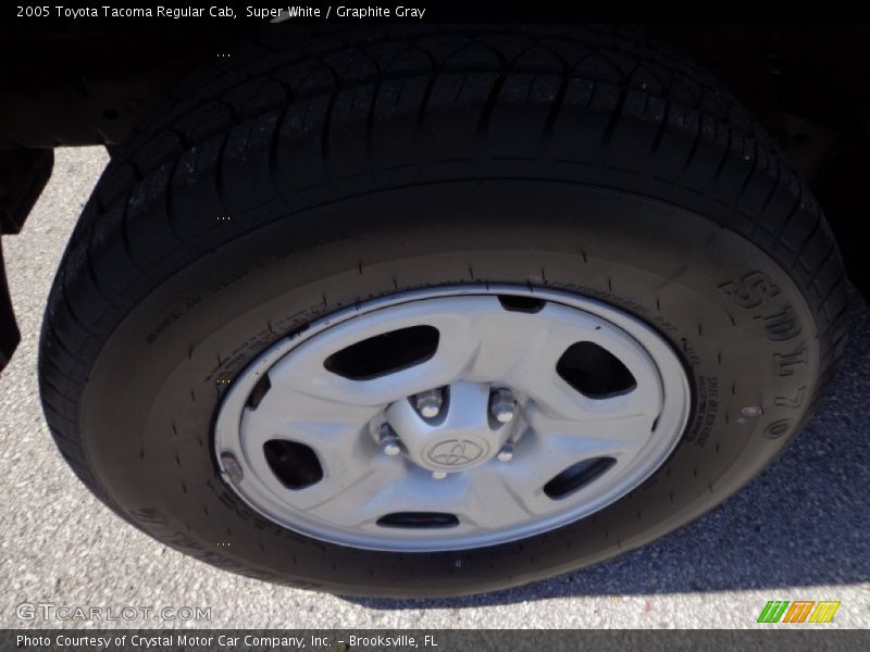 Super White / Graphite Gray 2005 Toyota Tacoma Regular Cab
