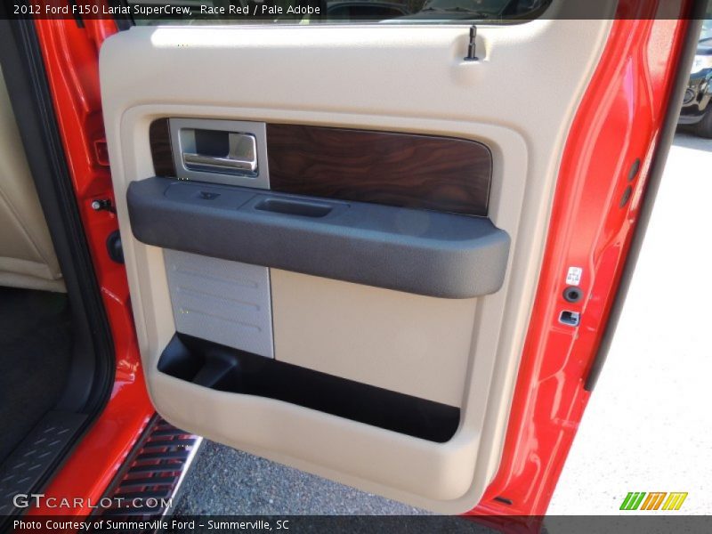 Race Red / Pale Adobe 2012 Ford F150 Lariat SuperCrew
