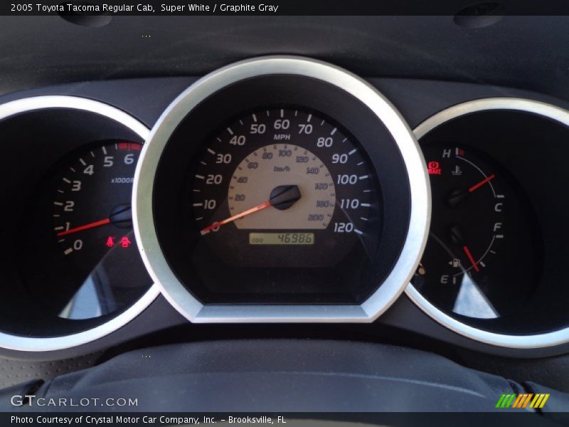 Super White / Graphite Gray 2005 Toyota Tacoma Regular Cab