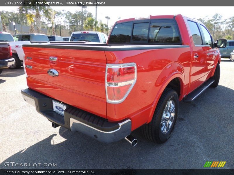 Race Red / Pale Adobe 2012 Ford F150 Lariat SuperCrew