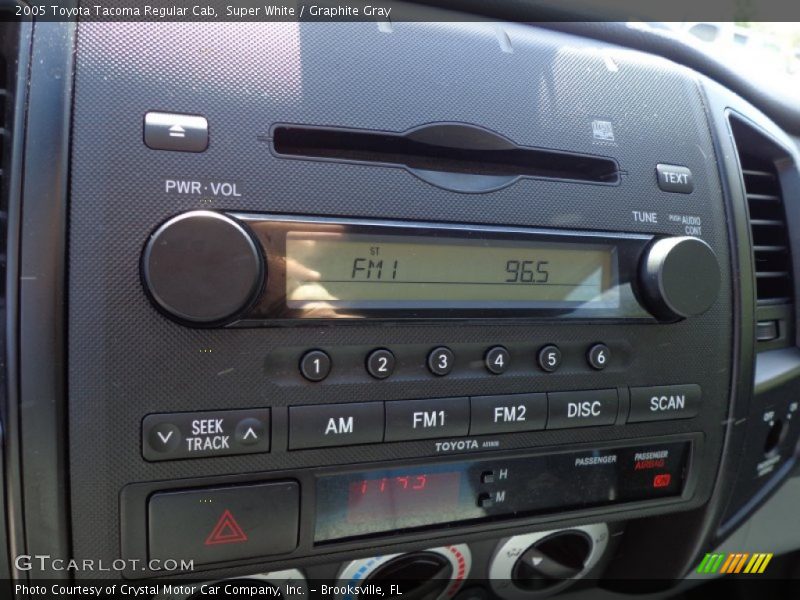 Audio System of 2005 Tacoma Regular Cab