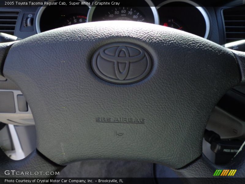 Super White / Graphite Gray 2005 Toyota Tacoma Regular Cab