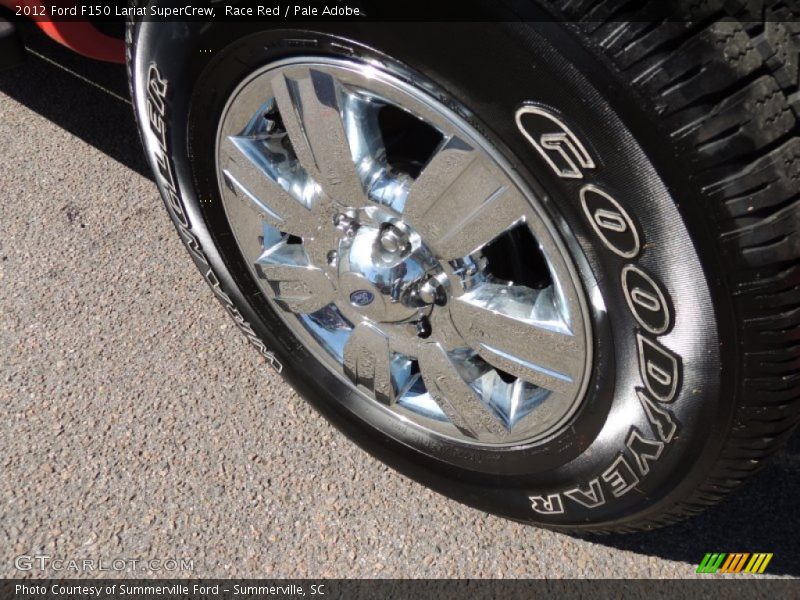 Race Red / Pale Adobe 2012 Ford F150 Lariat SuperCrew