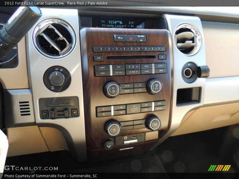 Race Red / Pale Adobe 2012 Ford F150 Lariat SuperCrew