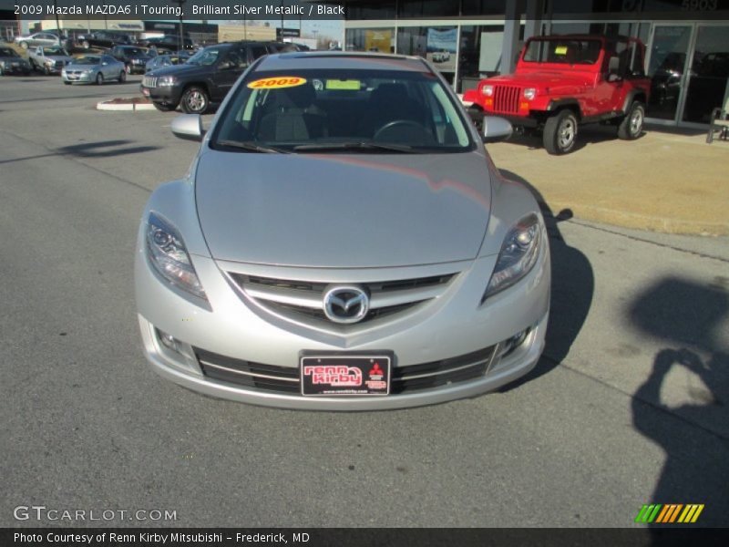 Brilliant Silver Metallic / Black 2009 Mazda MAZDA6 i Touring