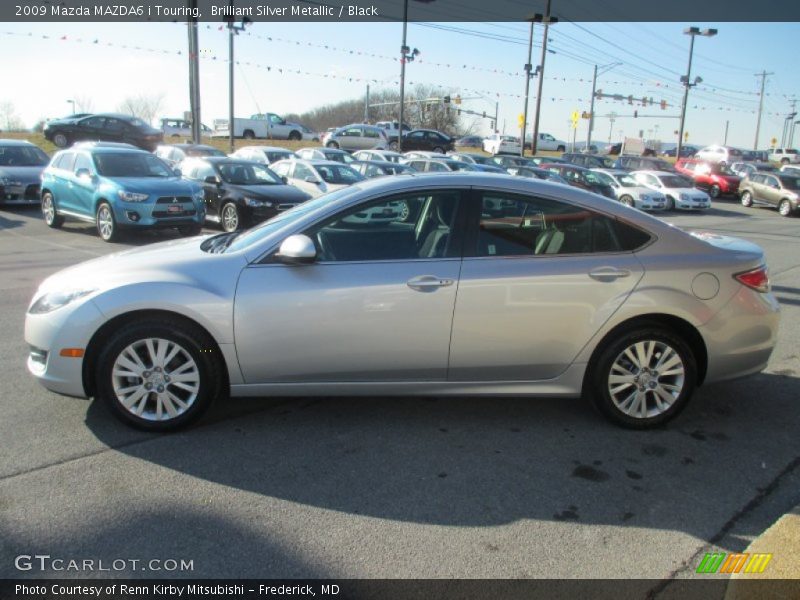 Brilliant Silver Metallic / Black 2009 Mazda MAZDA6 i Touring