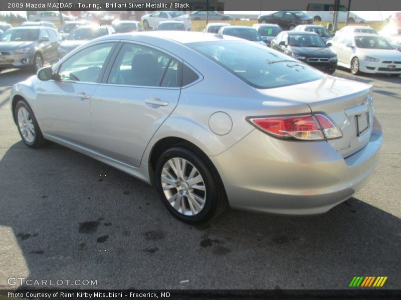 Brilliant Silver Metallic / Black 2009 Mazda MAZDA6 i Touring