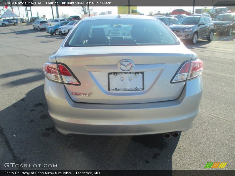 Brilliant Silver Metallic / Black 2009 Mazda MAZDA6 i Touring