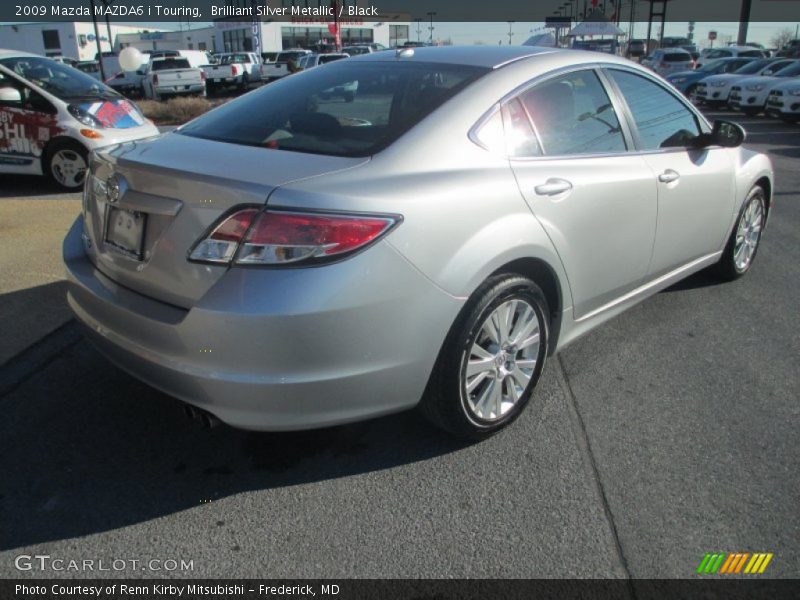 Brilliant Silver Metallic / Black 2009 Mazda MAZDA6 i Touring