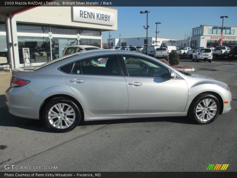 Brilliant Silver Metallic / Black 2009 Mazda MAZDA6 i Touring
