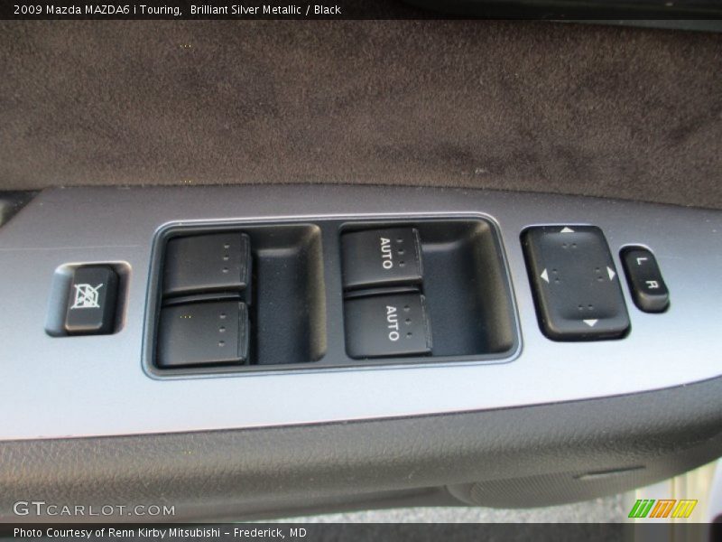 Brilliant Silver Metallic / Black 2009 Mazda MAZDA6 i Touring