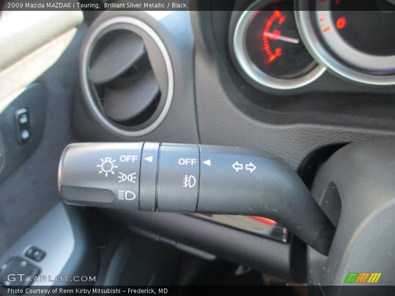 Brilliant Silver Metallic / Black 2009 Mazda MAZDA6 i Touring