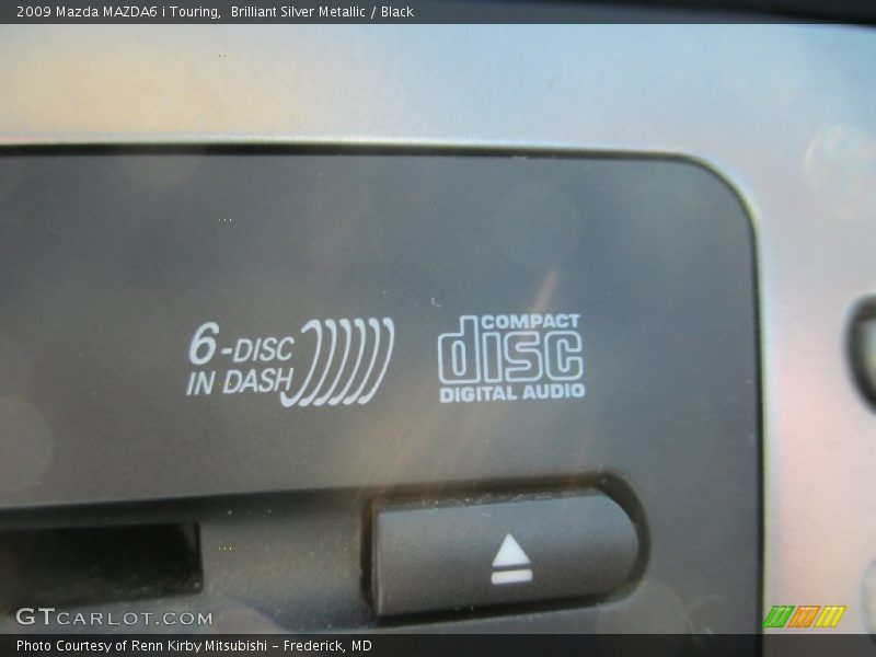 Brilliant Silver Metallic / Black 2009 Mazda MAZDA6 i Touring