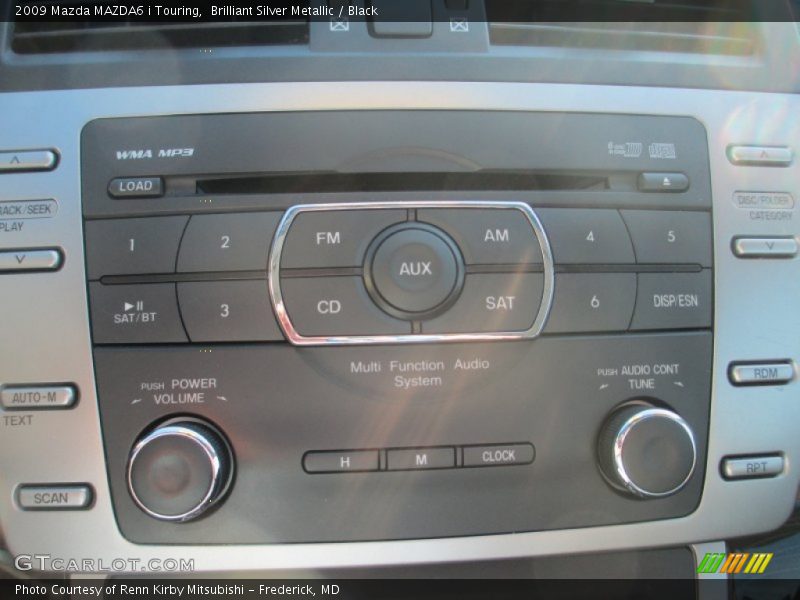 Brilliant Silver Metallic / Black 2009 Mazda MAZDA6 i Touring