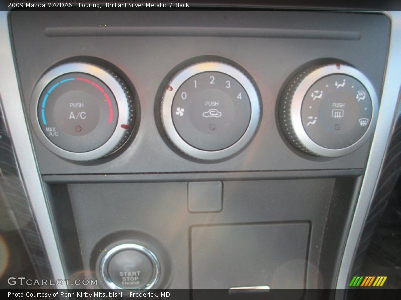 Brilliant Silver Metallic / Black 2009 Mazda MAZDA6 i Touring