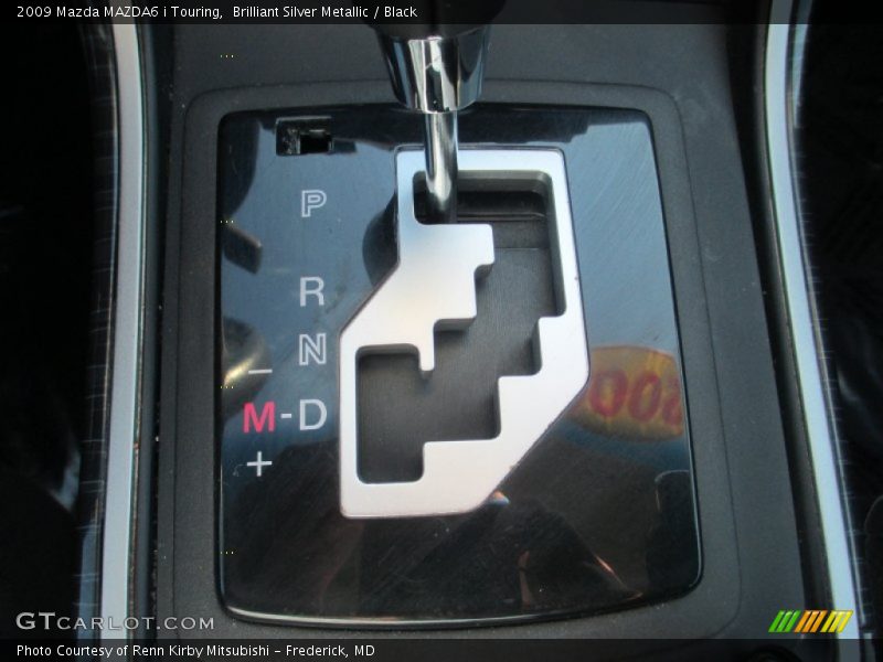 Brilliant Silver Metallic / Black 2009 Mazda MAZDA6 i Touring
