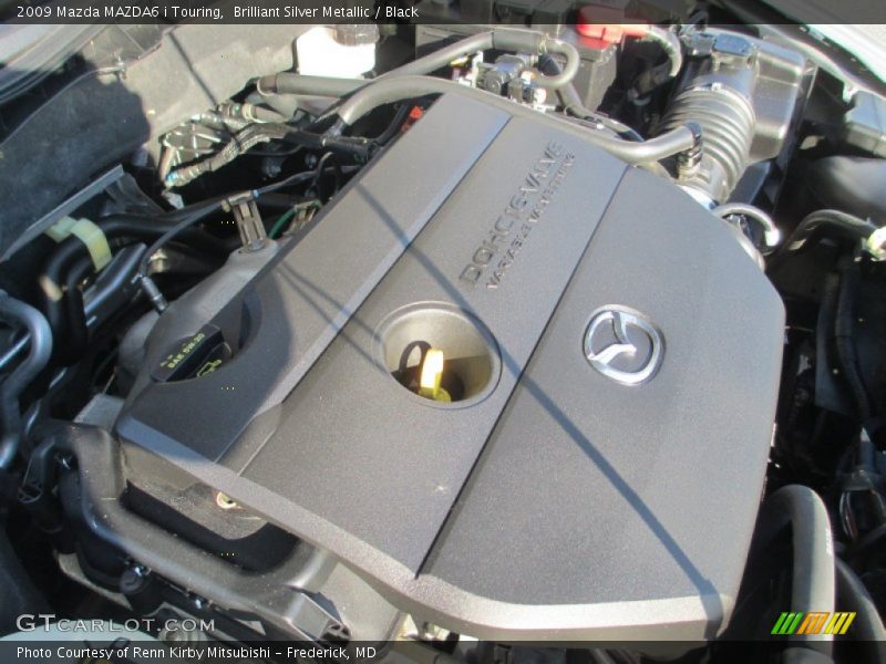 Brilliant Silver Metallic / Black 2009 Mazda MAZDA6 i Touring