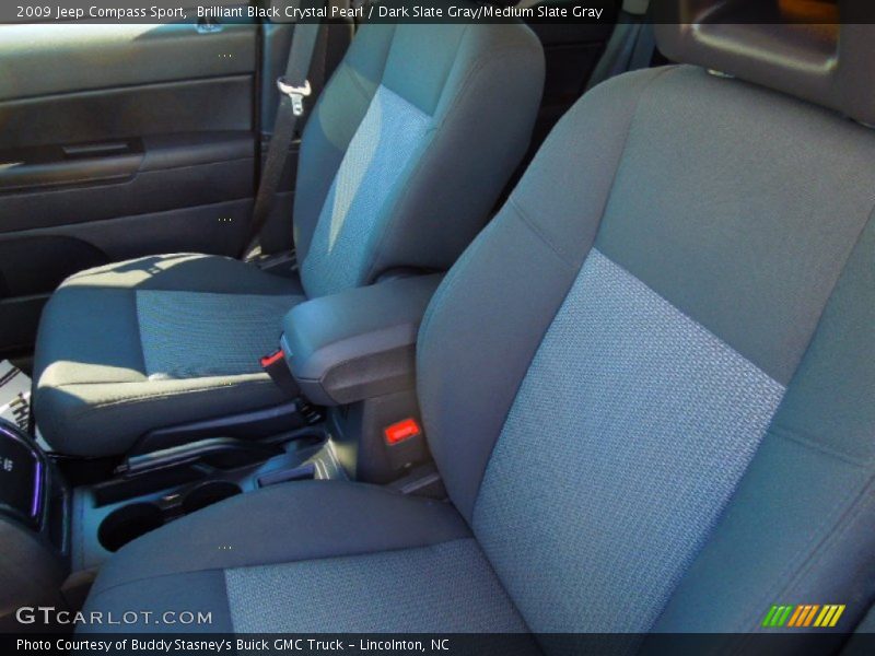 Brilliant Black Crystal Pearl / Dark Slate Gray/Medium Slate Gray 2009 Jeep Compass Sport
