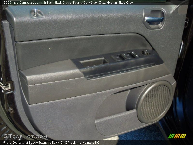 Brilliant Black Crystal Pearl / Dark Slate Gray/Medium Slate Gray 2009 Jeep Compass Sport
