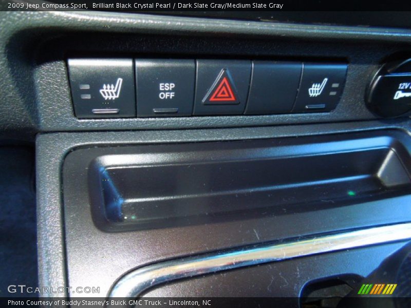 Brilliant Black Crystal Pearl / Dark Slate Gray/Medium Slate Gray 2009 Jeep Compass Sport
