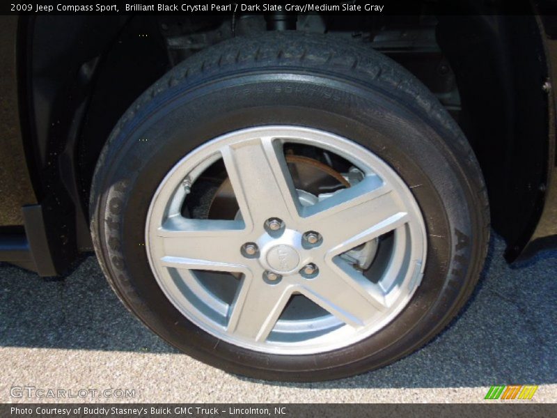 Brilliant Black Crystal Pearl / Dark Slate Gray/Medium Slate Gray 2009 Jeep Compass Sport