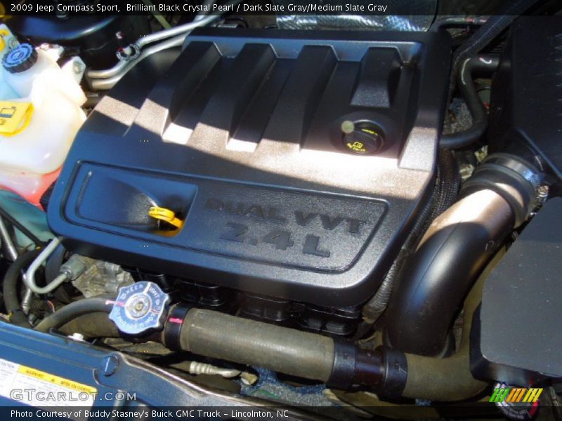 Brilliant Black Crystal Pearl / Dark Slate Gray/Medium Slate Gray 2009 Jeep Compass Sport
