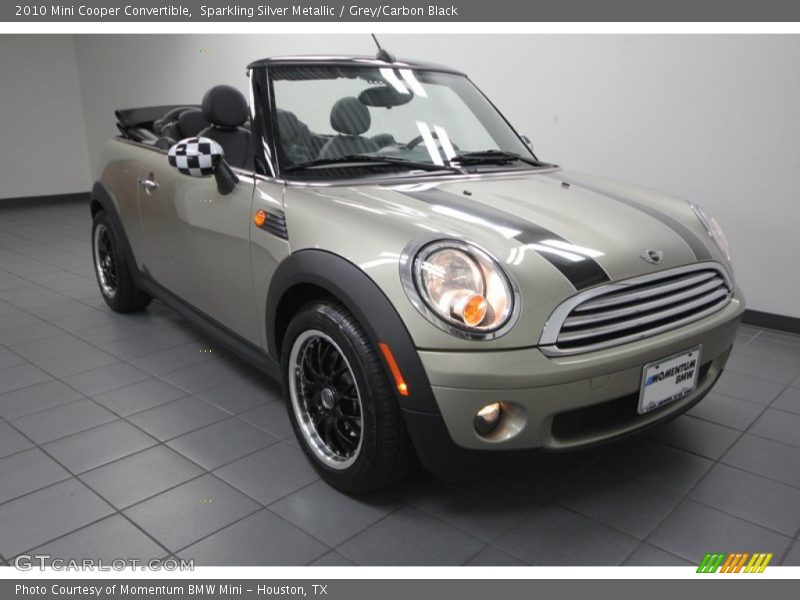 Sparkling Silver Metallic / Grey/Carbon Black 2010 Mini Cooper Convertible