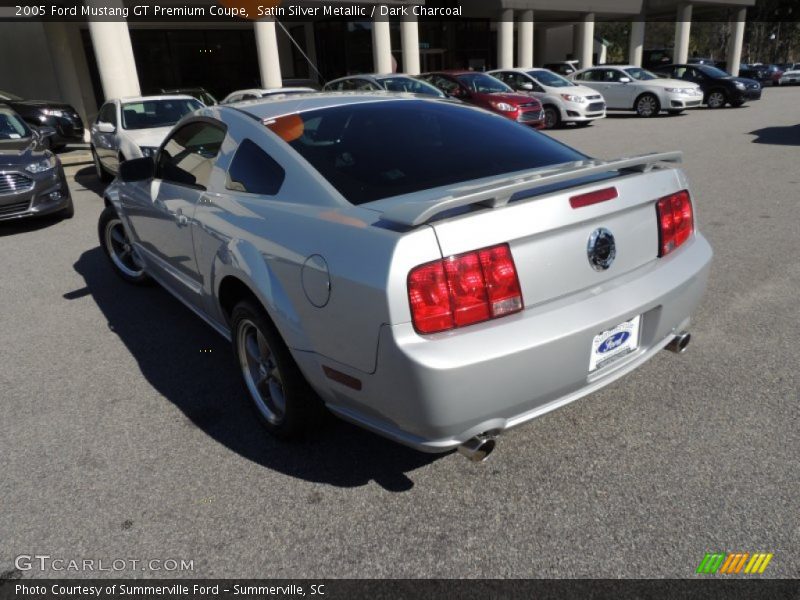 Satin Silver Metallic / Dark Charcoal 2005 Ford Mustang GT Premium Coupe