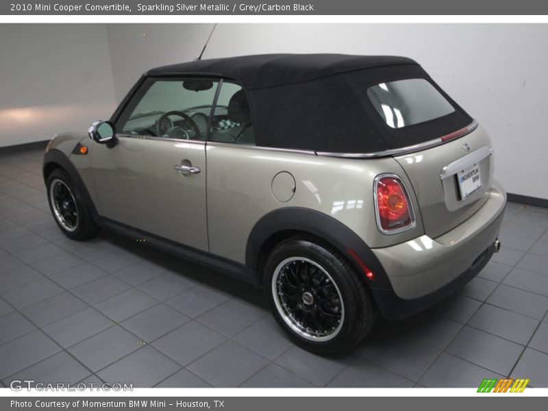 Sparkling Silver Metallic / Grey/Carbon Black 2010 Mini Cooper Convertible