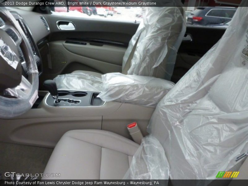 Bright White / Dark Graystone/Medium Graystone 2013 Dodge Durango Crew AWD