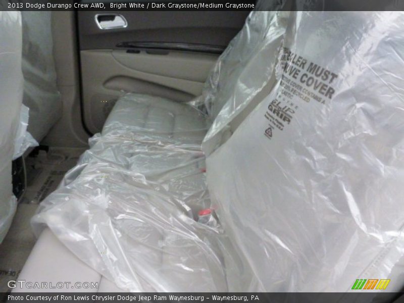 Bright White / Dark Graystone/Medium Graystone 2013 Dodge Durango Crew AWD