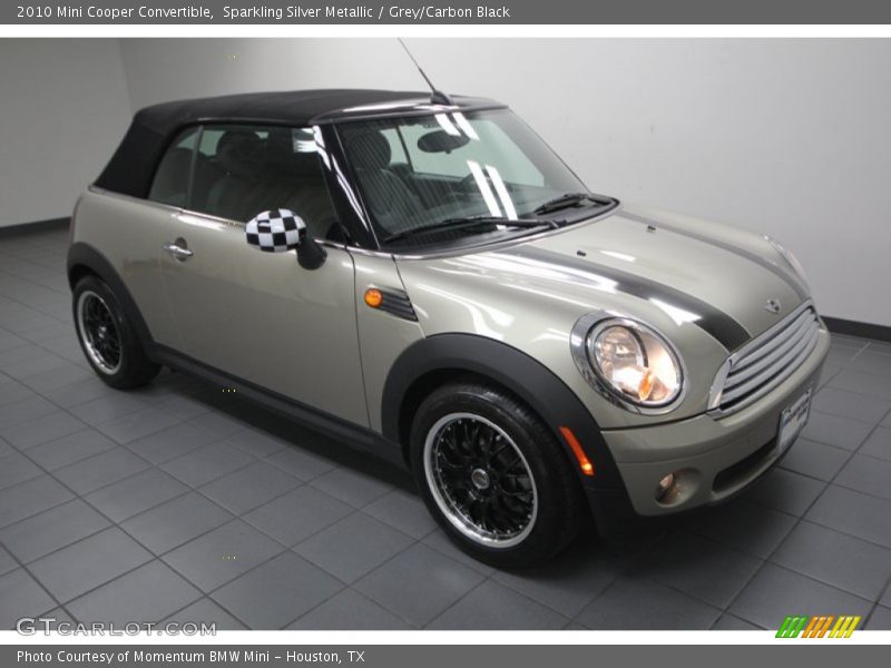 Sparkling Silver Metallic / Grey/Carbon Black 2010 Mini Cooper Convertible