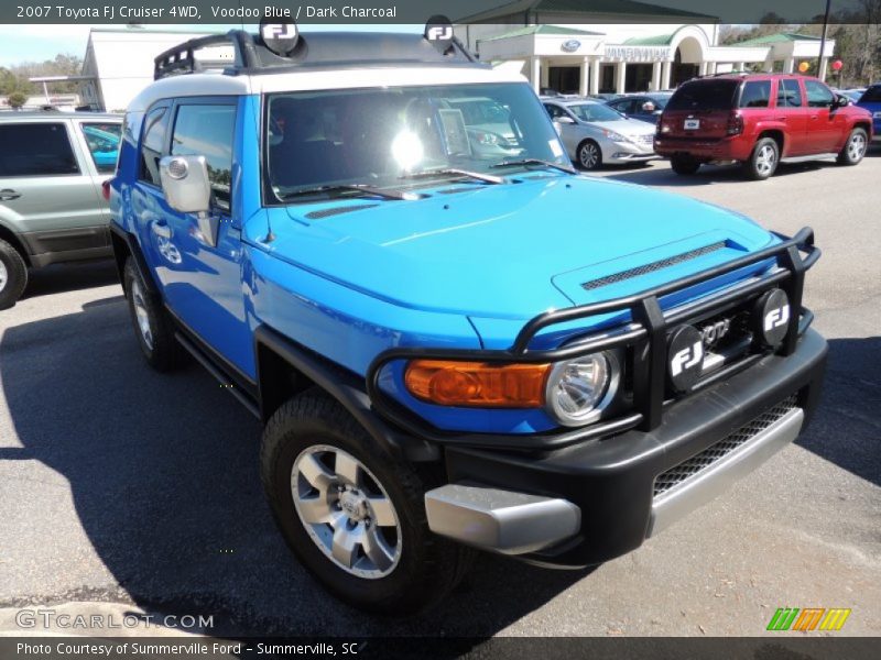 Voodoo Blue / Dark Charcoal 2007 Toyota FJ Cruiser 4WD