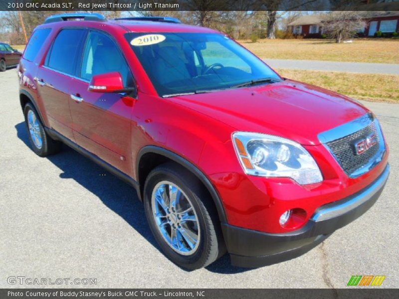 Red Jewel Tintcoat / Light Titanium 2010 GMC Acadia SLT