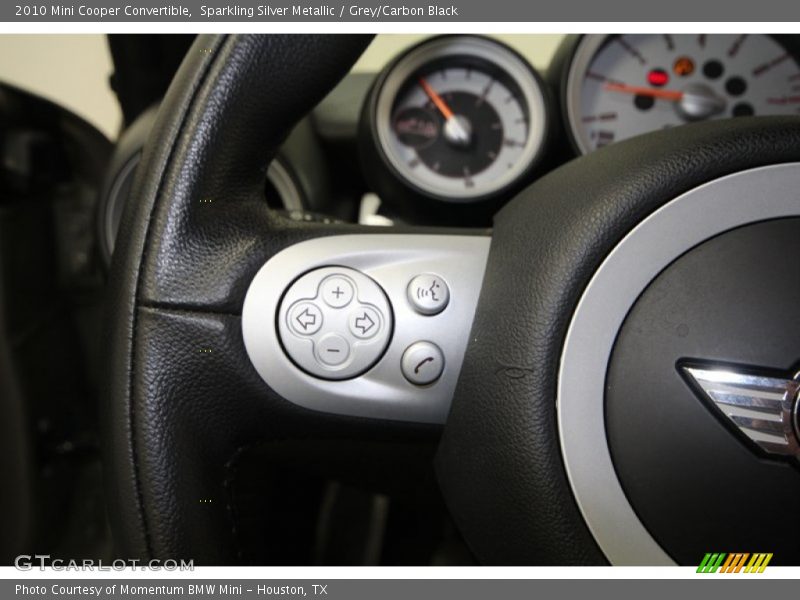 Sparkling Silver Metallic / Grey/Carbon Black 2010 Mini Cooper Convertible