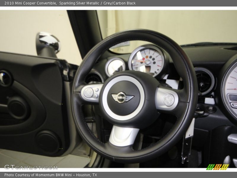 Sparkling Silver Metallic / Grey/Carbon Black 2010 Mini Cooper Convertible