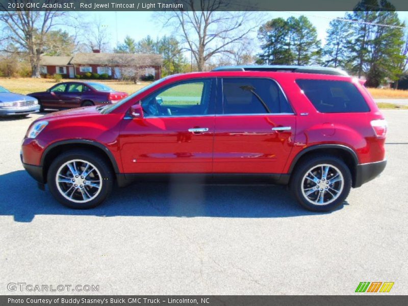 Red Jewel Tintcoat / Light Titanium 2010 GMC Acadia SLT