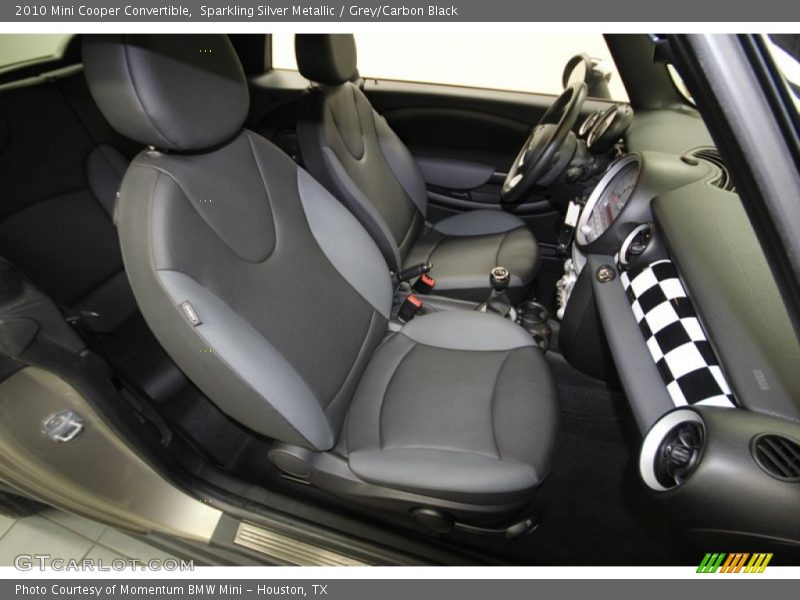 Sparkling Silver Metallic / Grey/Carbon Black 2010 Mini Cooper Convertible