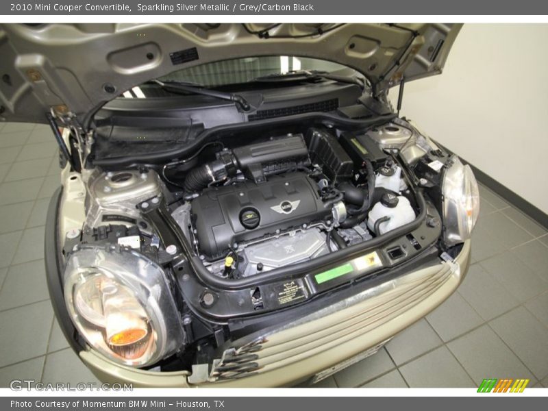 Sparkling Silver Metallic / Grey/Carbon Black 2010 Mini Cooper Convertible