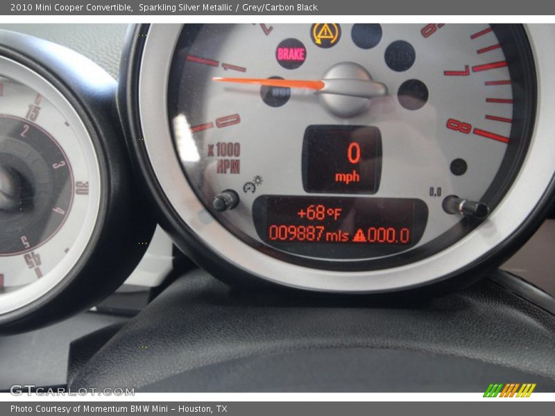 Sparkling Silver Metallic / Grey/Carbon Black 2010 Mini Cooper Convertible