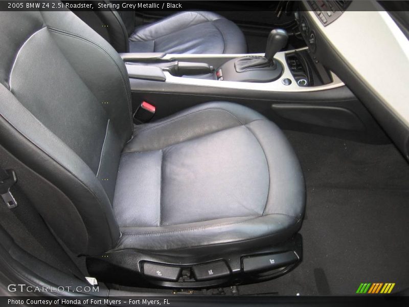 Sterling Grey Metallic / Black 2005 BMW Z4 2.5i Roadster