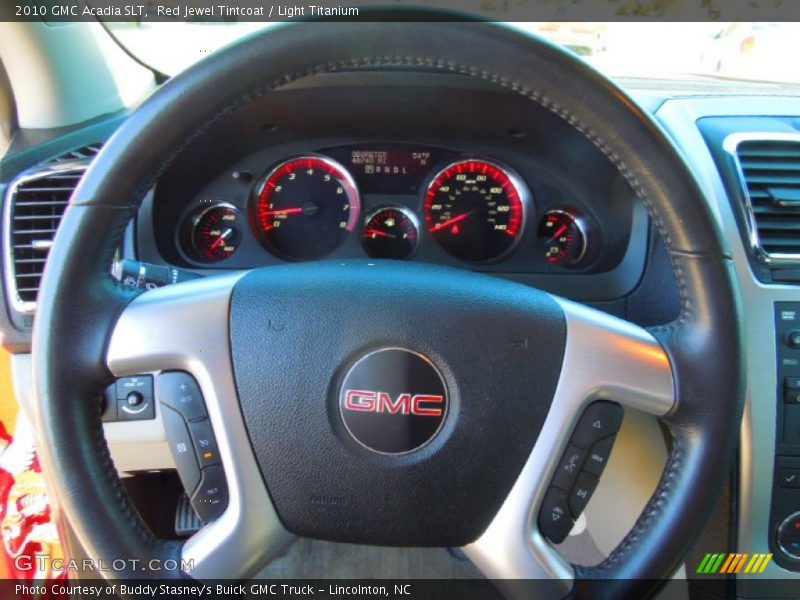 Red Jewel Tintcoat / Light Titanium 2010 GMC Acadia SLT