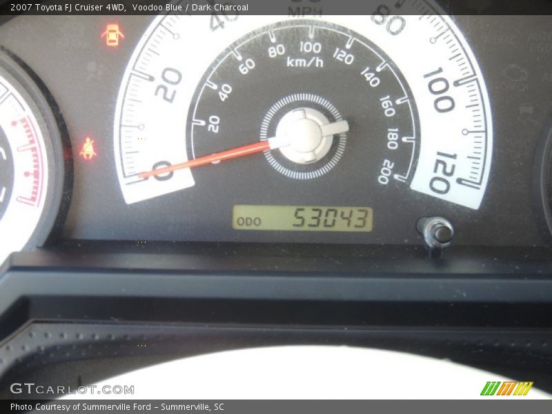 Voodoo Blue / Dark Charcoal 2007 Toyota FJ Cruiser 4WD