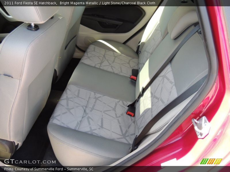 Bright Magenta Metallic / Light Stone/Charcoal Black Cloth 2011 Ford Fiesta SE Hatchback
