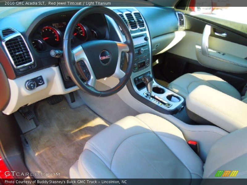 Light Titanium Interior - 2010 Acadia SLT 