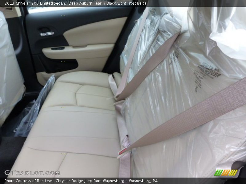 Deep Auburn Pearl / Black/Light Frost Beige 2013 Chrysler 200 Limited Sedan