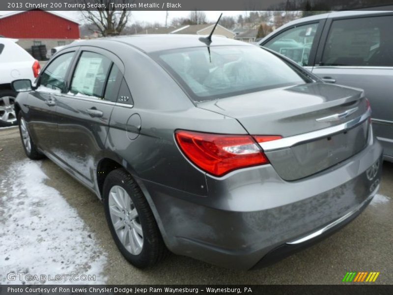 Tungsten Metallic / Black 2013 Chrysler 200 Touring Sedan