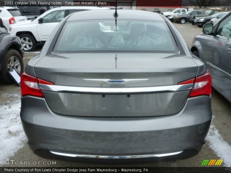 Tungsten Metallic / Black 2013 Chrysler 200 Touring Sedan