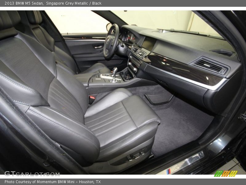 Singapore Grey Metallic / Black 2013 BMW M5 Sedan
